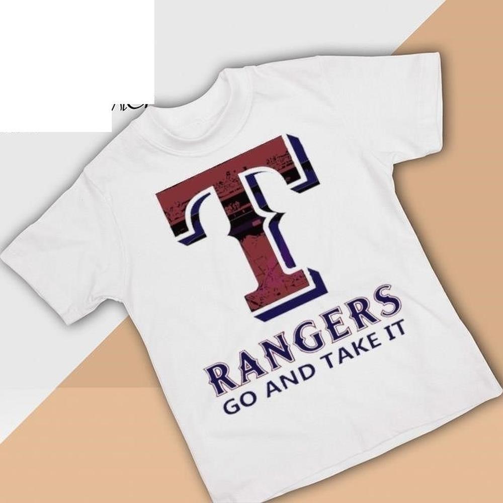 Logo Texas Rangers Go And Take It Shirt Unisex Tee Gift For Baseball Fan